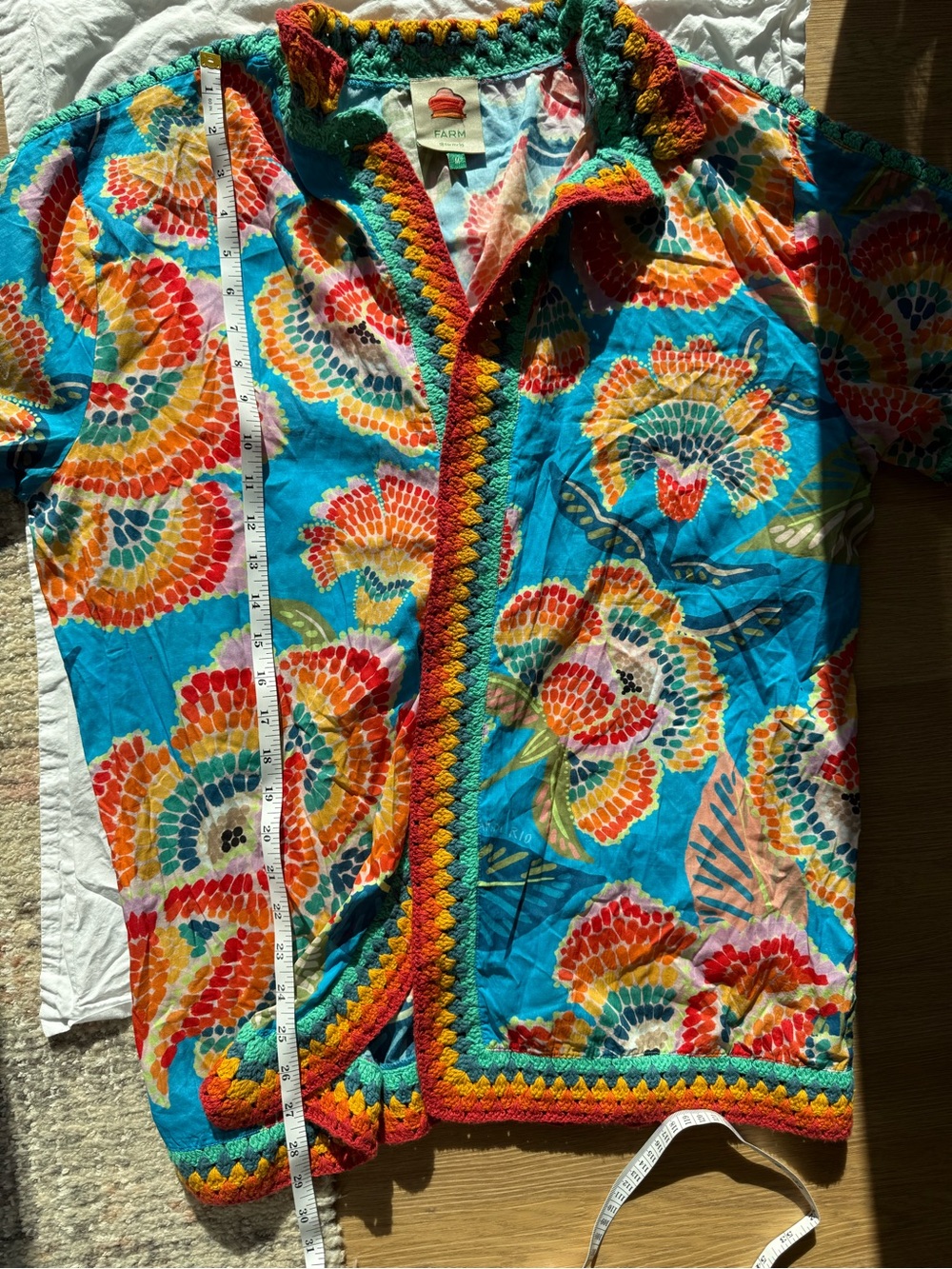 Farm Rio Crochet Trim Matching Set
Jacket (M) + Pants (L) - Picture 9 of 10